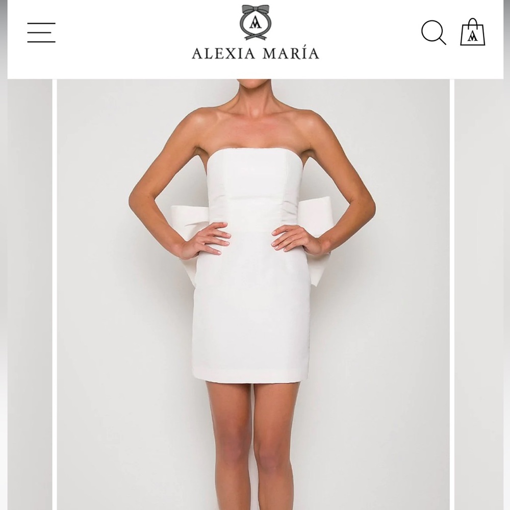 ALEXIA MARIA LAUREN BOW DRESS